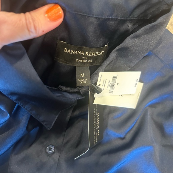 NWT banana republic satin top - Picture 4 of 6